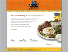 Tablet Screenshot of falafelkingfoods.com